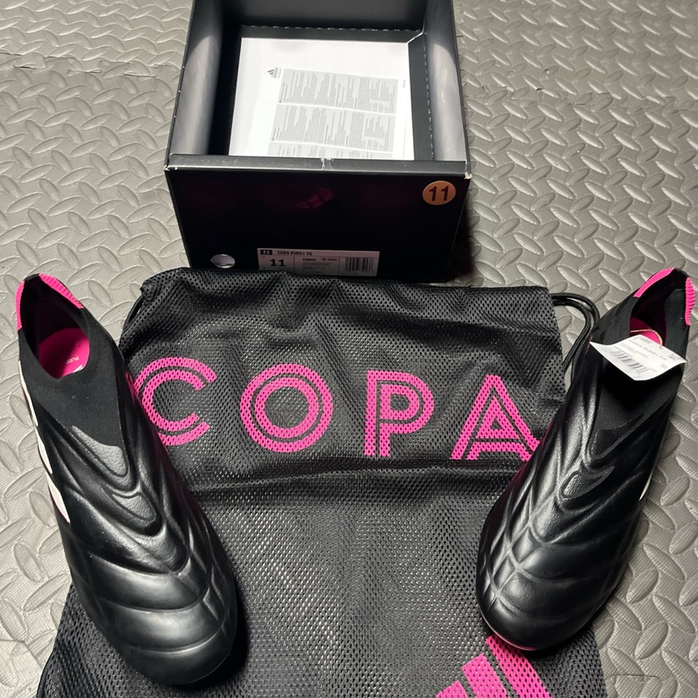 Adidas Copa Pure+ FG Black Size US 11 HQ8895 Football Soccer Boots New MSRP $280 - Picture 10 of 16